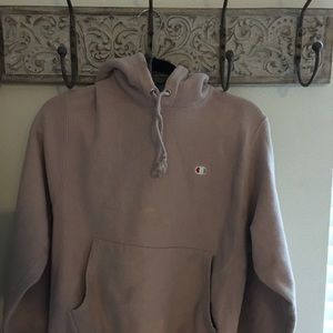 Light pink tan champion hoodie